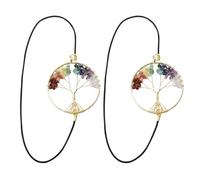 Jvjggag Signet Planner,2 Pièces Clip Élastique Design Arbre Vintage - Accessoire de Lecture pour Séparateur de Pages - pour Sac à Main Agenda Carnet de Notes Suivi des