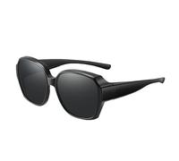 Jvjggag Sunglasses Mens, Polarized Sunglasses, Wrap Around UV Block Shades, Comfortable Lightweight Square Frame Eyewear, Glare Reduction Glasses for Driving Travel Outdoor Protection Use