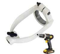 Jvjggag Support adaptateur pour perceuse à trou carré | Support de perceuse manuelle en acier inoxydable | Accessoire multifonction pour perceuses d'établi et fixations manuelles