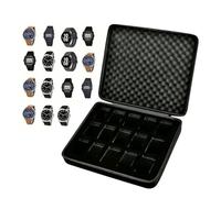 Jvjggag Support de montre résistant aux chocs | Boîte à montres pour bijoux, bureau, chambre à coucher, dortoir, appartement, homme et femme