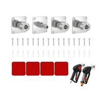 Jvjggag Support pour Nettoyeur Haute Pression | Support De Raccord Rapide pour À Mousse - Universel Fixation Rapide pour Usage Domestique Jardin Atelier Station Lavage Garage