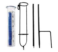 Jvjggag Water Gauge - Large Rain Monitor for Outdoors | Clear Numbers with Measuring Stake, Precipitation Tool Accessory, Yard Fence Lawn Farm Garden Equipment for Weather Tracking Home Travel Use