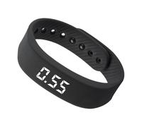 Jvjggag Waterproof Alarm Wristband - Silent Reminder Bracelet | 20x3cm Wrist Clock with Vibration Alerts, Silicone Strap with Adjustable Fit, Smart Alarm Band, Sleep Aid Device for Daily Use