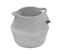 JVL Edison Corde de rangement ronde en coton Gris Taille M