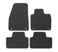 JVL Ensemble de Tapis de Voiture entièrement sur Mesure en Caoutchouc pour XC40 Automatic 2018 Noir