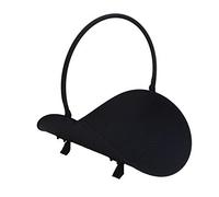 JVL Mendip Panier à bûches en Fer avec poignée Noir
