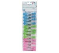 JVL Prism Soft Touch Lot de 24 Pinces à Linge Motif Floral Multicolore (19-272)