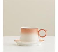 JVNALwnkv Ensembles de thé rétro Tasse à thé, bouilloire en céramique/verre, tasse à café et soucoupe Ensemble thé de l'après-midi Tasses à eau en céramique Tasse à la maison avec cuillère(Style1)