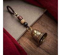 JVNALwnkv Pendentif clé de Voiture en Bois, Pendentif pêcher for, Porte-clés/pendentifs/Anneaux/bouddhistes tibétains Vintage Laiton avec Mantra à Six Mots, Bijoux Suspendus