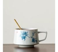 JVNALwnkv Service à thé rétro: tasse à thé, bouilloire en céramique/verre, tasse à café surdimensionnée en céramique, capacité supplémentaire for tasse à eau, poignée facile à saisir(Color3)