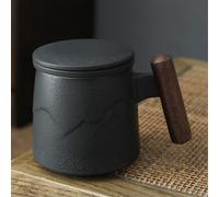 JVNALwnkv Service à thé rétro: tasse à thé, bouilloire en céramique/verre, tasse européenne, ensemble de 3 pièces, filtre en céramique avec couvercle for le bureau(Style5)