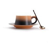 JVNALwnkv Service à thé rétro, tasse à thé, bouilloire en céramique/verre, tasses à café en céramique, tasse à large ouverture for l'eau, compatible micro-ondes et four
