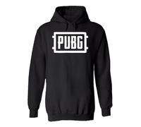 JVRUT PUBG Logo Multiplayer Battle Royal Men Women Unisex Top Hoodie Sweatshirt Black M