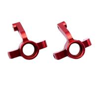JVRWSC Accessoires Jouets RC Compatible avec Losi Micro-B/Micro-T pour Wltoys 244016 1/24 RC Voiture Pièces Upgrade Bras De Suspension en Aluminium avec Rotule De Direction(Red)