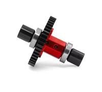 JVRWSC Accessoires Jouets RC Compatible avec TRAXXAS 4WD SLEDG 1/8 Accessoires De Remplacement pour Mise À Niveau De Voiture Télécommandée Pignon Droit 46 Dents, Différentiel Central Assemblé, Rouge
