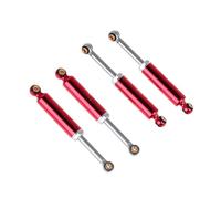 JVRWSC Amortisseur Voiture RC Compatible avec Axial AX24 XC-1 1/24 Pièces De Mise À Niveau pour Voiture À Chenilles Télécommandée Accessoires De Rechange 4 Amortisseurs Métalliques