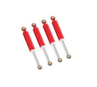 JVRWSC Amortisseur Voiture RC Compatible avec Axial AX24 XC-1 LCX pour Racing 1/24 Pièces De Mise À Niveau pour Crawler RC Accessoires 4 Amortisseurs De Suspension en Aluminium De 52 Mm(Red)