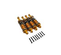 JVRWSC Amortisseur Voiture RC Compatible avec MJX pour Hyper Go 14301 14302 14303 1/14 RC Car Upgrade Parts Ensemble De 4 Pièces Amortisseur Hydraulique Trou À Trou 60 Mm(Yellow)