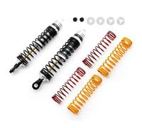 JVRWSC Amortisseur Voiture RC Compatible avec TRX4 pour SCX10 D90 Slas 1/10 Pièces De Voiture RC pour l'escalade avec Quatre Ressorts De Rechange, Distance Entre Les Trous 88 Mm, Amortisseur