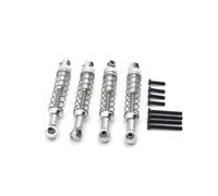 JVRWSC Amortisseur Voiture RC Compatible Con MN D90 D91 Mn45 Mn96 Mn99 Para Mn99s Piezas Para Coche RC Amortiguador De Aleación De Aluminio Con Extensores Rígidos.(Silver)