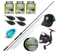 JVS Ensemble de cannes feeder - Canne feeder méthode Osprey 3,30 m - Poids de lancer 10-40 g