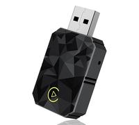 JVTMMY Adaptateur CarPlay Filaire vers sans Fil pour Renault Captur 2017 2018 2019 2020 2021 2022 2023 2024 2025, Clé USB Plug & Play Auto CarPlay, Connexion Rapide, Signal Stable, Design Compact