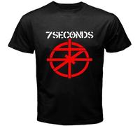 JVXZCNUYW 7 Seconds Logo Men's Black T-Shirt Black