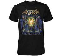JVXZCNUYW Anthrax for All Cover T-Shirt Black