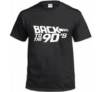 JVXZCNUYW Back to The S T Shirt Party Dance Rave Beach Funny Retro Goodtimes Unisex Mens Women T Shirt%-Black