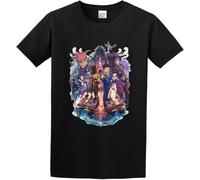 JVXZCNUYW Men's Ace Attorney Professor Layton Vs Phoenix Wright Cotton T-Shirt