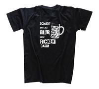 JVXZCNUYW Schade DASS Man bier Nicht Ficken Kann t-Shirt Sizes s-XXXL.GIF Black