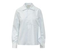 JW Anderson - Asymmetric Draped Shirt - Femme - Blouses et Chemises - Bleu - Taille: 34 FR