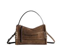 JW Anderson - Bag made of calfskin One top handle Top zip closure One adjustable and removable shoulder strap Embossed logo on the back Brown Made in Italy Composition: 100% suede - Femme - Sacs - Bru