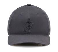 JW Anderson - Casquette de baseball en coton ciré - Homme - Accessoires - Noir - Taille: ONE Size