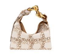 JW Anderson - Chain Small Hobo Bag - Femme - Sacs - Beige - Taille: ONE Size