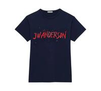 JW Anderson, Homme, Tops, Bleu, Taille: M Circular T-Shirt