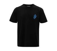 JW Anderson, Homme, Tops, Noir, Taille: S T-shirt à Patch Ancre