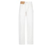 JW Anderson - Jean de travail torsadé - Femme - Jeans - Blanc - Taille: W24