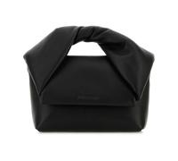 JW Anderson - Leather Twist Handle Bag - Femme - Sacs - Noir - Taille: ONE Size
