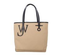 JW Anderson - Logo Canvas Tote Bag - Femme - Sacs - Beige - Taille: ONE Size