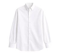 JW Anderson - Logo Embroidered Cotton Shirt - Homme - Chemises - Blanc - Taille: L