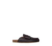 JW Anderson - Mocassins en Cuir avec Coutures - Femme - Chaussures - Brun - Taille: 41 EU