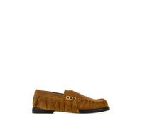 JW Anderson - Mocassins en daim à volants - Homme - Chaussures - Brun - Taille: 42 EU