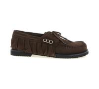 JW Anderson - Mocassins en daim à volants - Homme - Chaussures - Brun - Taille: 42 EU