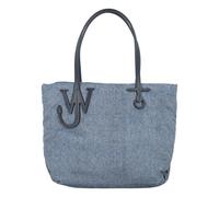 JW Anderson - Puffy Anchor Small Tote Bag - unisex - Sacs - Bleu - Taille: ONE Size
