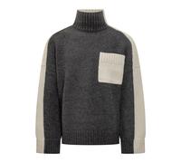 JW Anderson - Pull Bicolore - Homme - Pulls - Gris - Taille: L