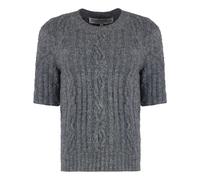 JW Anderson - Pull en maille douillet - Femme - Pulls - Gris - Taille: 38 FR