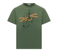 JW Anderson - Ribbon Anchor T-Shirt - Homme - Tops - Vert - Taille: M