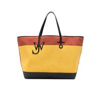 JW Anderson - Sac cabas à pendentif logo et blocs de couleur - Homme - Sacs - Jaune - Taille: ONE Size