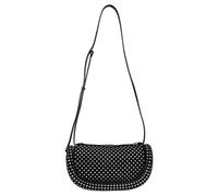 JW Anderson - Sac en cuir et strass - Femme - Sacs - Noir - Taille: ONE Size